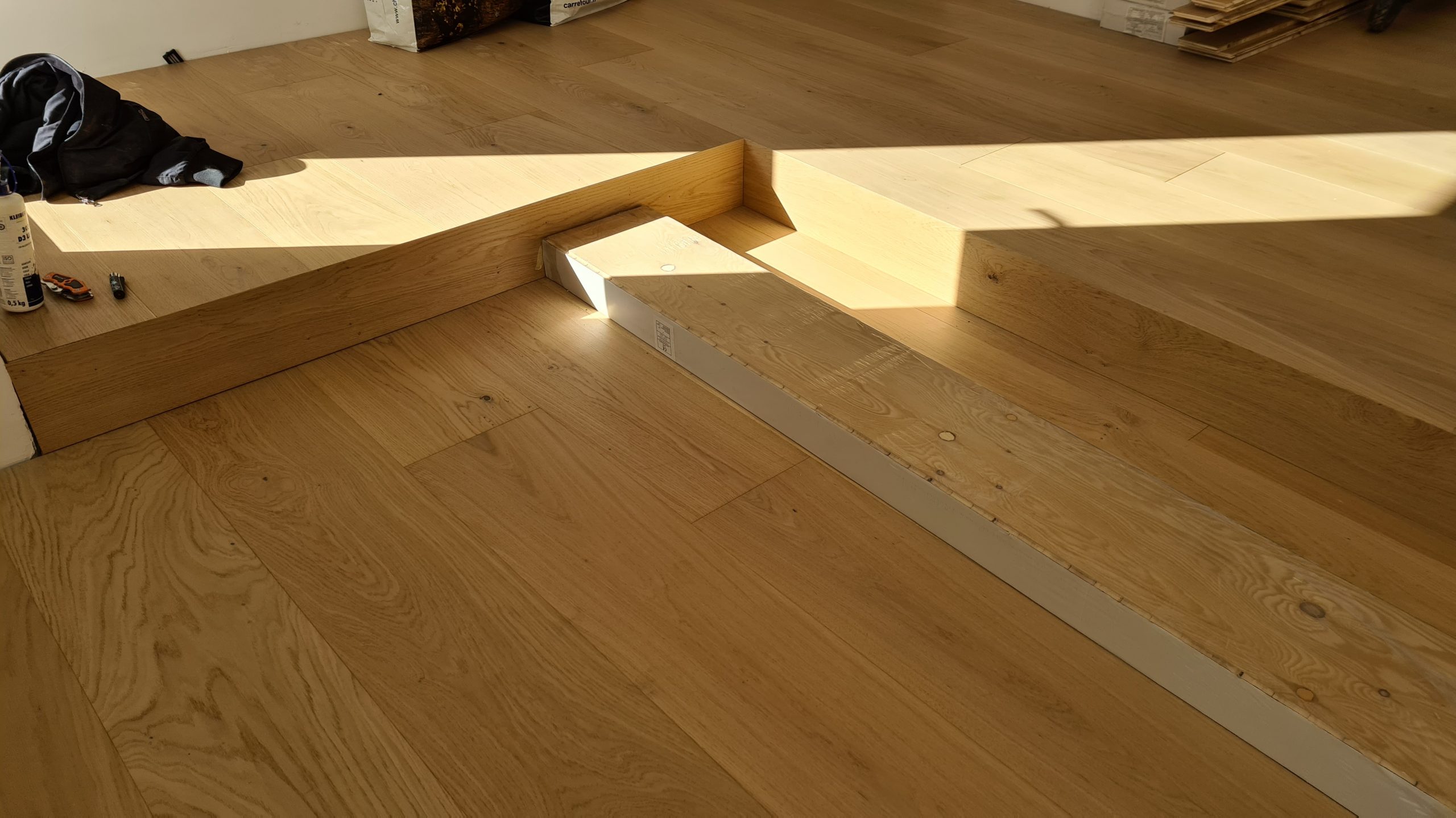 Gros plan sur un parquet