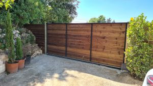 Portail en bois