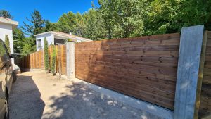 Portail en bois