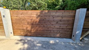 Portail en bois