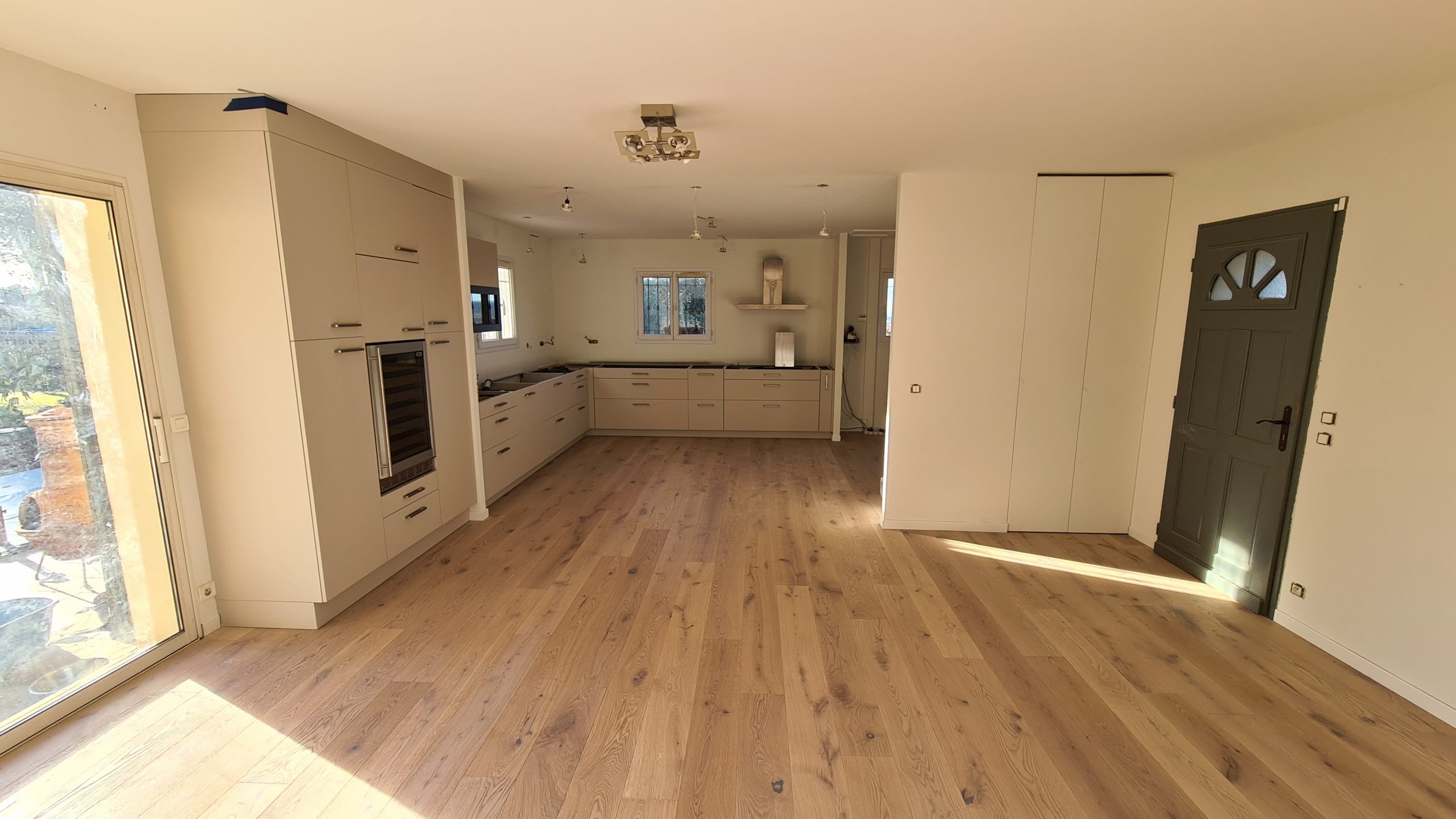 cuisine avec parquet intérieur