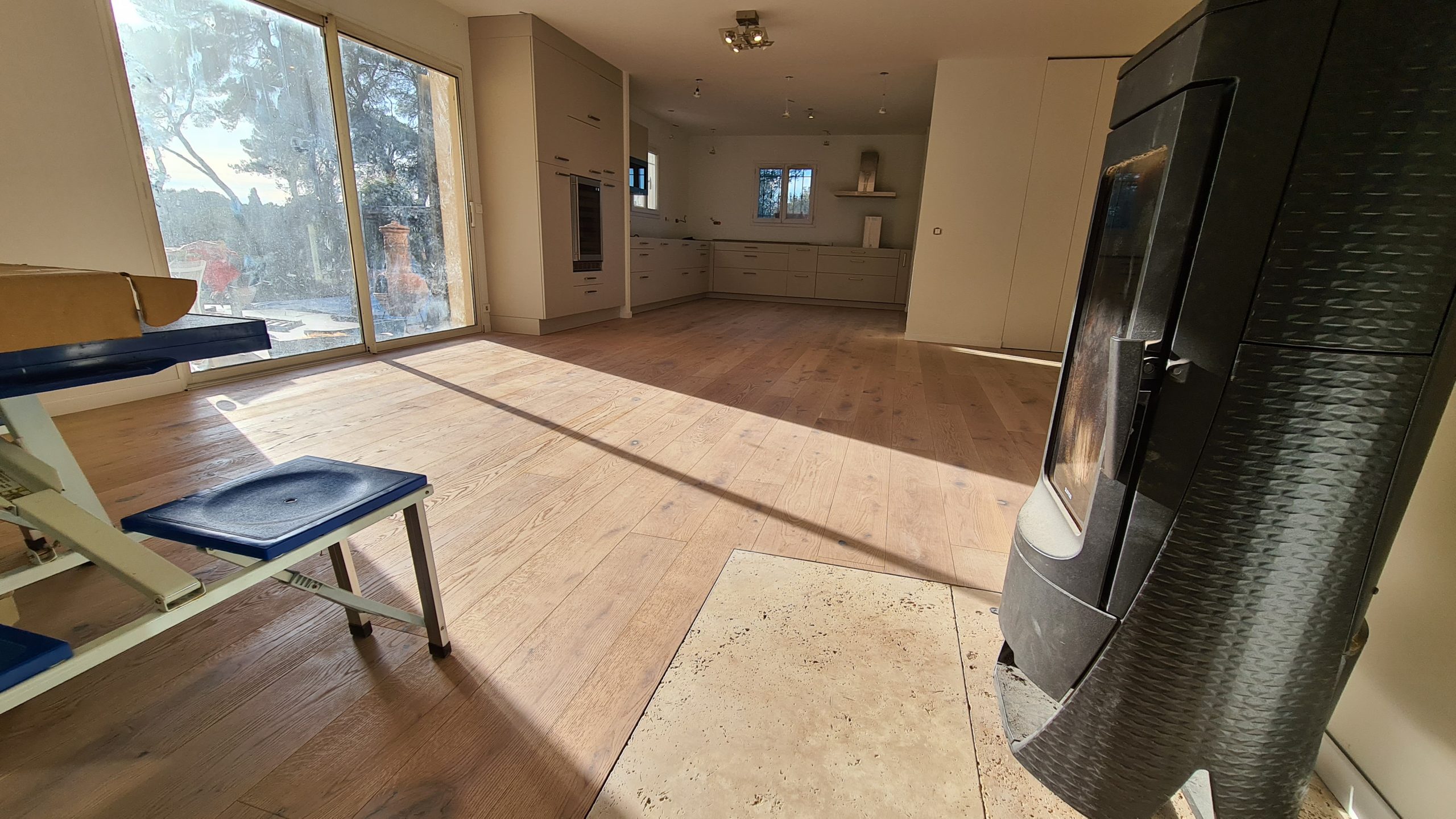 cuisine avec parquet intérieur